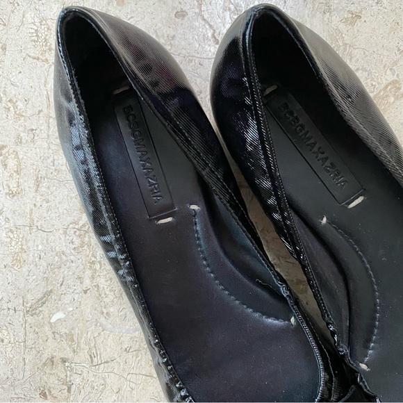 Elegant Ballerina Flat Black Pointed Toe Bow Rhinestones Brazil Size 7.5 B - Picture 9 of 12